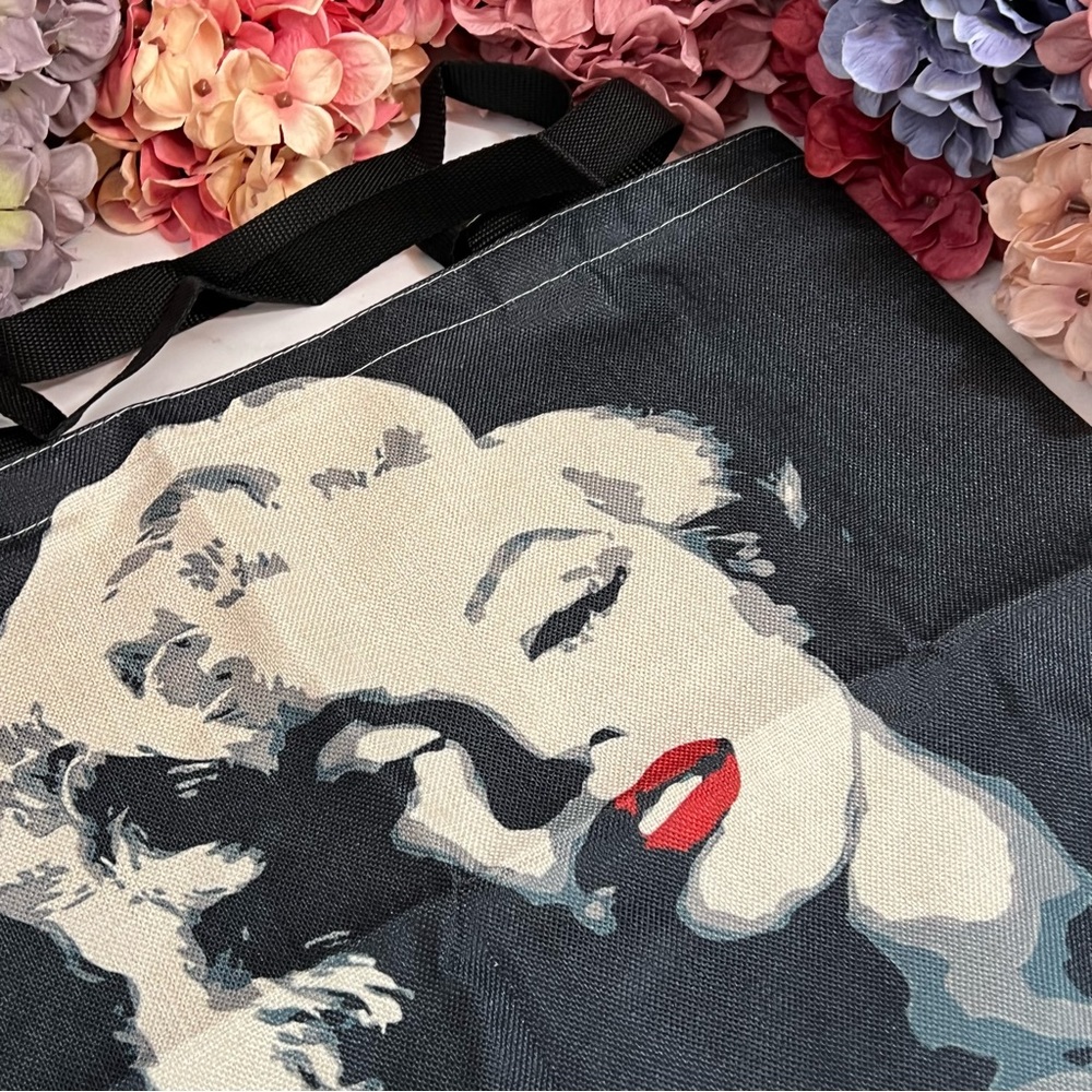 Eco-Friendly Iconic Marilyn Monroe Movie Star Folding Tote Bag - Picture 8 of 14